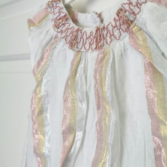 2/$30 Daisy Fuentes striped dress size 24 m - Picture 3 of 4